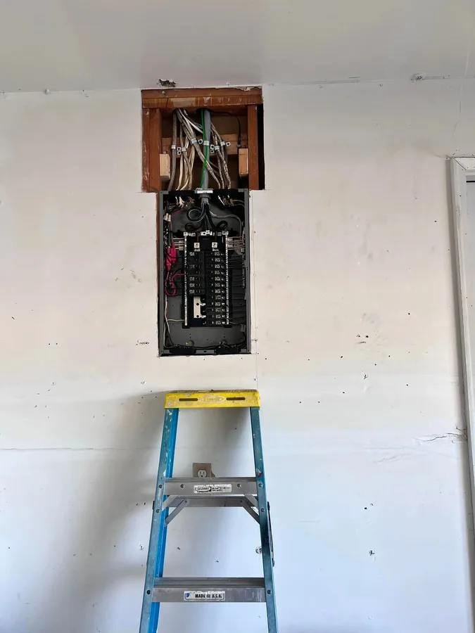 Residential electrical panel upgrade completed by Bornschein Electric in the Fort Lupton area