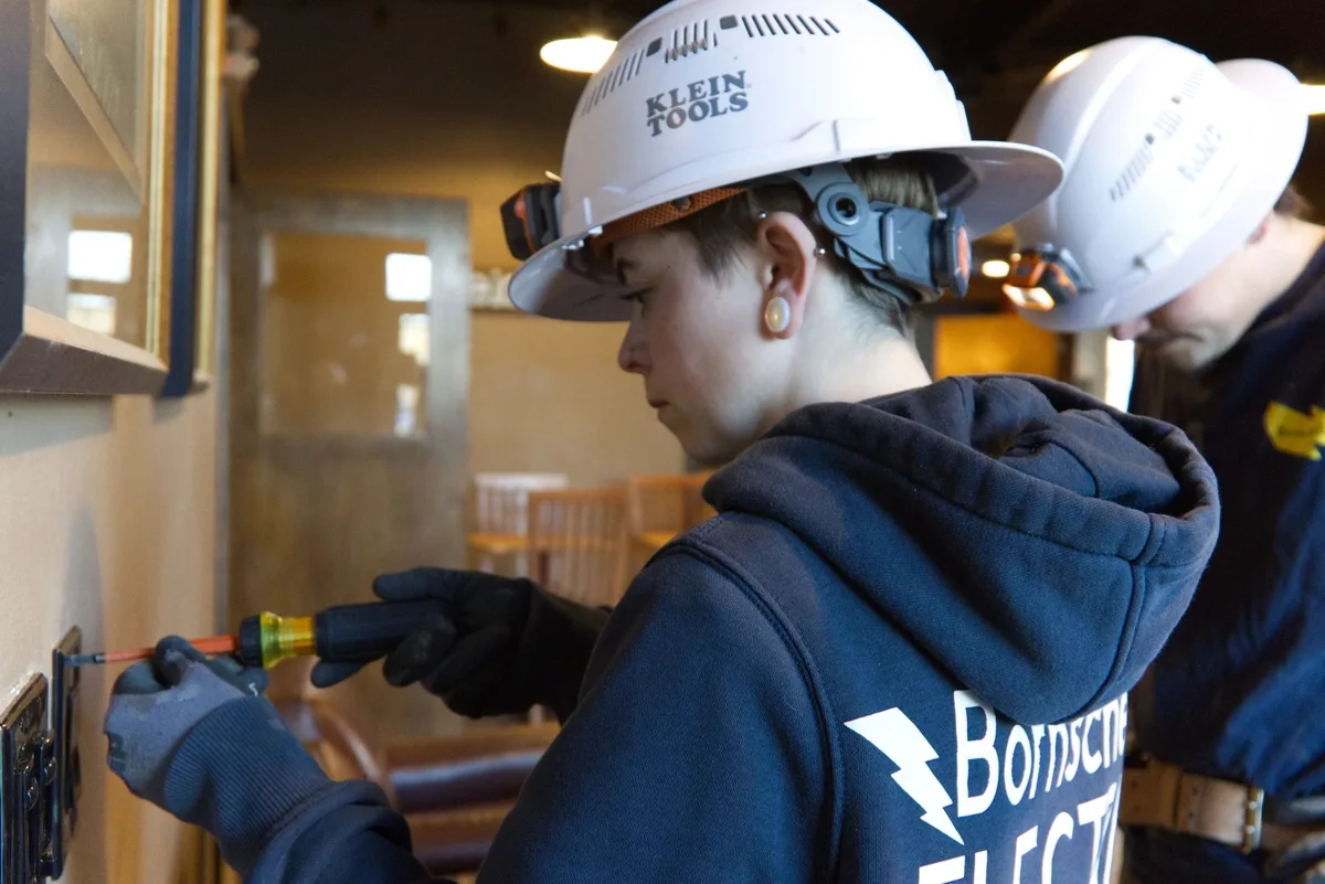 Commercial electrical safety inspection by licensed electrician