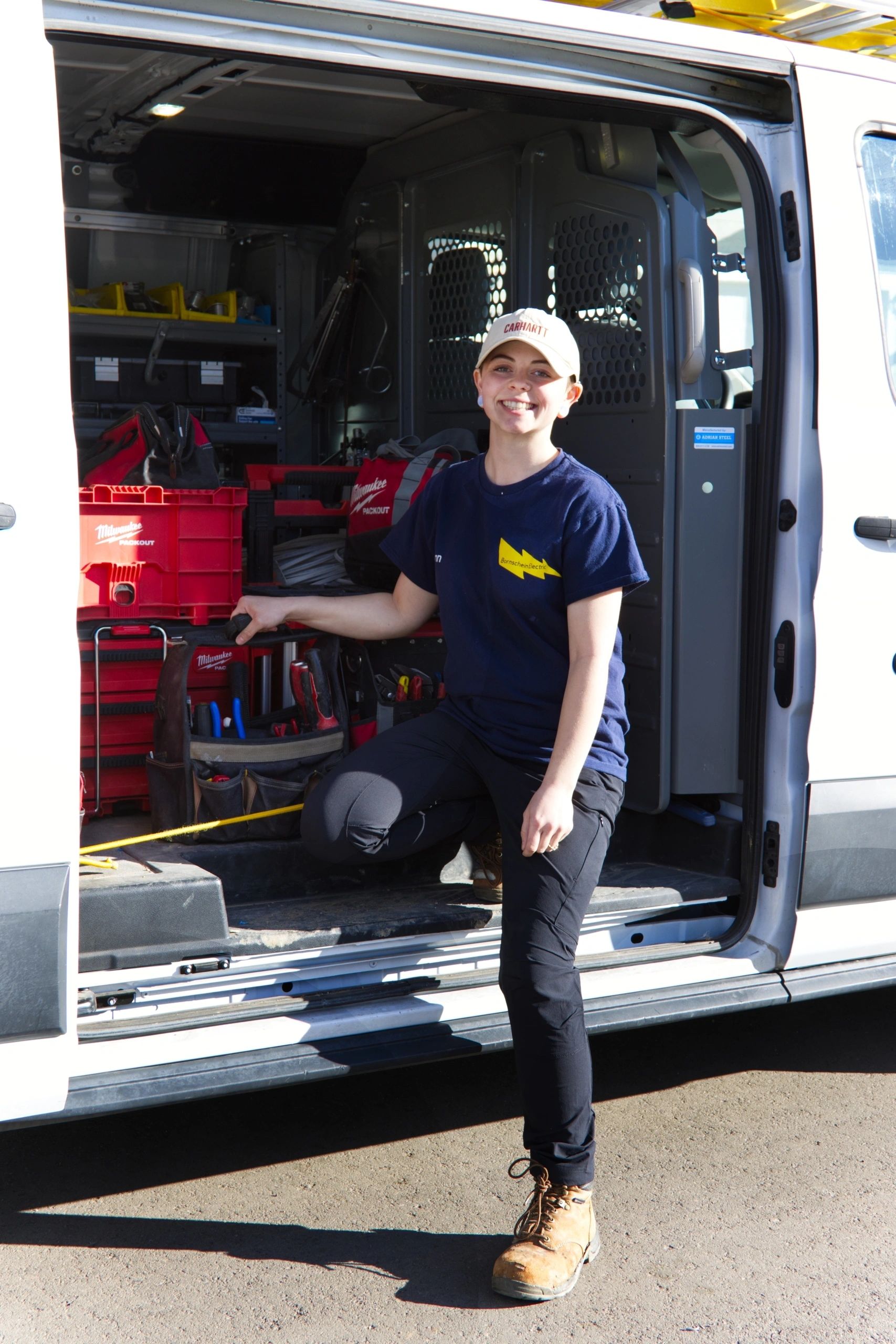 Autumn Bornschein, Apprentice Electrician and Administrative Assistant